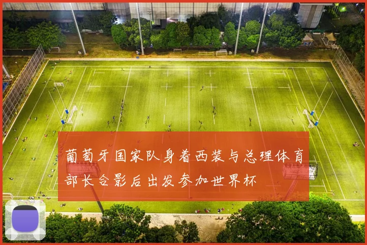 葡萄牙国家队身着西装与总理体育部长合影后出发参加世界杯